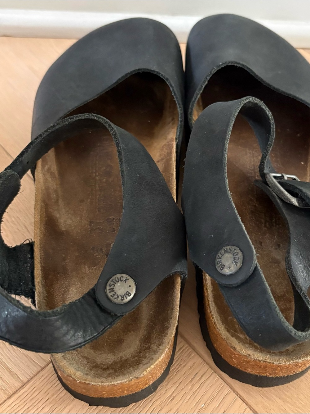 BIRKENSTOCK Messina 37 Discontinued Black Women Sandals Shoes - Picture 3 of 9